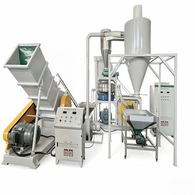 Máquina de pulverização trituradora de plástico para produção de placa de piso SPC PVC WPC